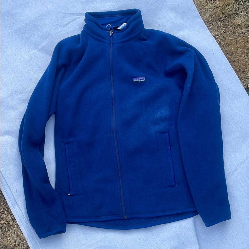 Patagonia Vibrant Blue Zip-Up Fleece